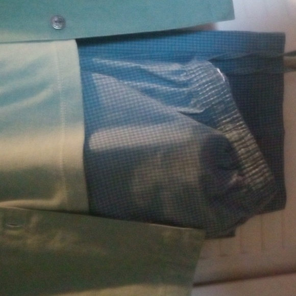 DRAPERS AND DAMONS 3 PIECE SET BLUE/GREEN PETITE SMALL NWOT - Picture 4 of 9